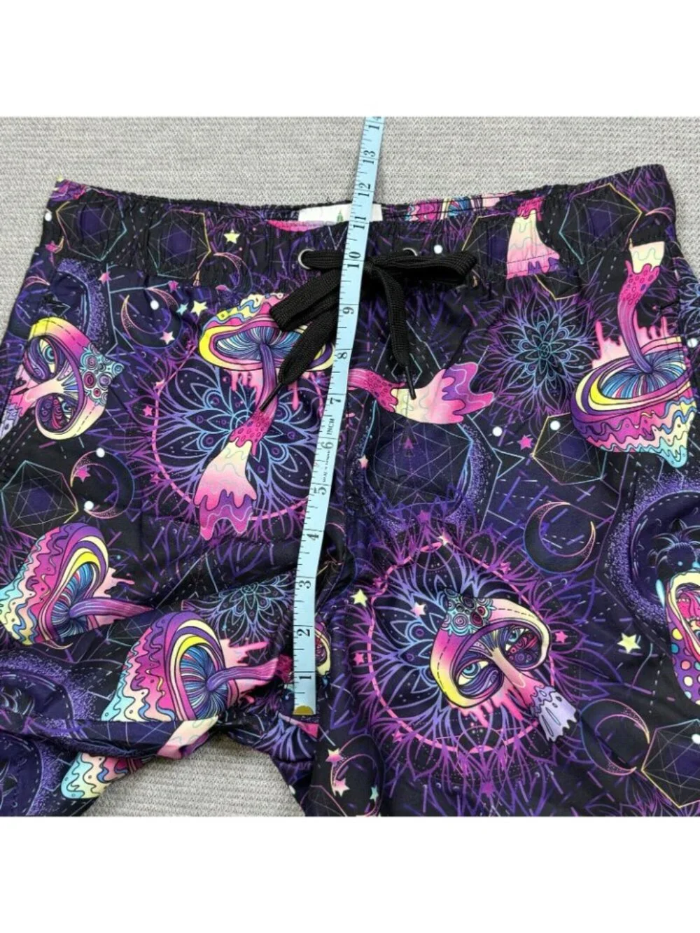 Kronic Prints Psychedelic Swim Trunks Mens S UV Protection Trippy Shorts NEW